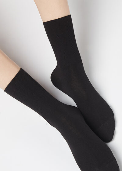 Nízke ponožky z bavlny s kašmírom