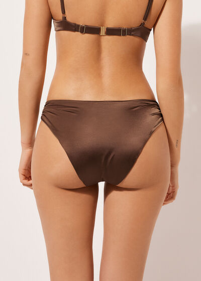 Bikini Bottoms Shiny Satin
