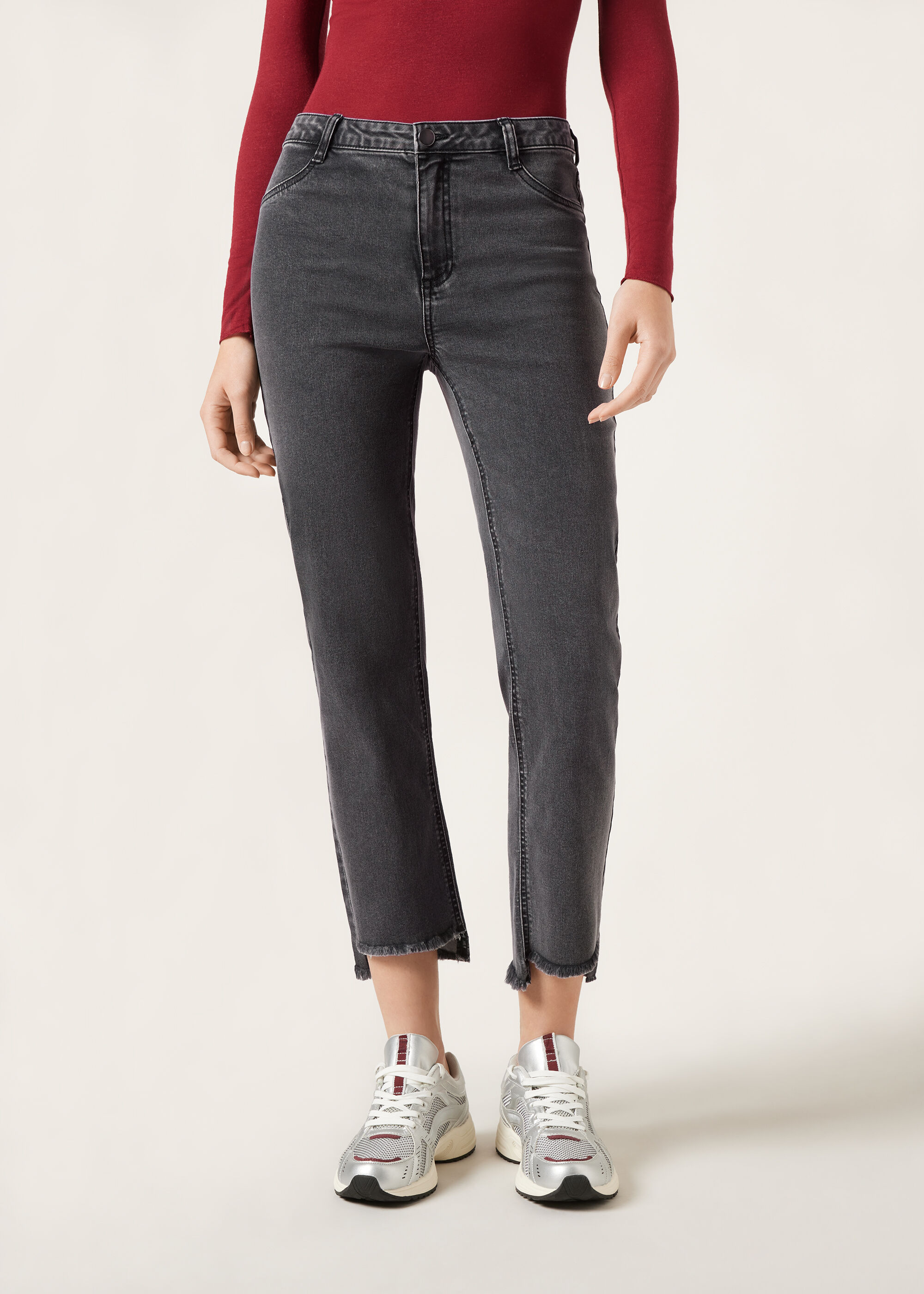 Cropped Jeans