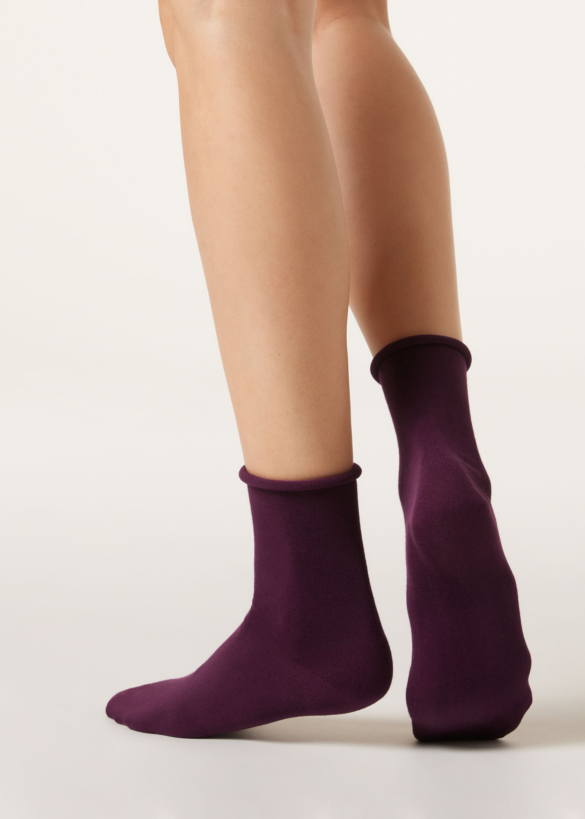 Non-Elastic Cotton Ankle Socks