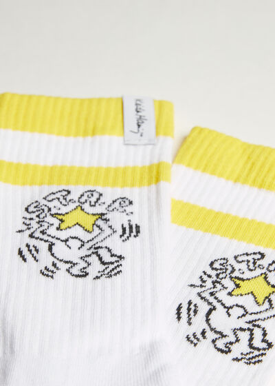 Muške kratke sportske čarape s Keith Haring™ uzorkom