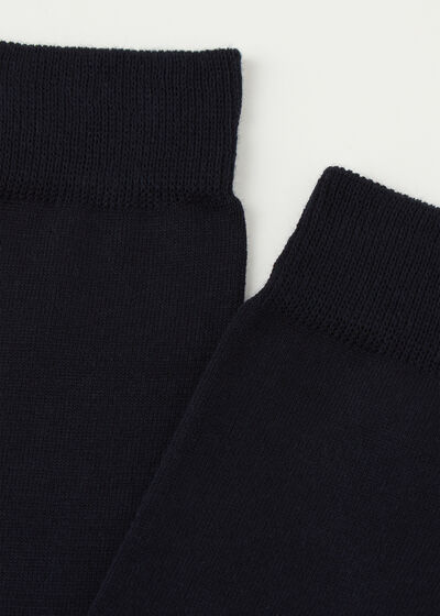 Chaussettes courtes en coton thermique pour homme