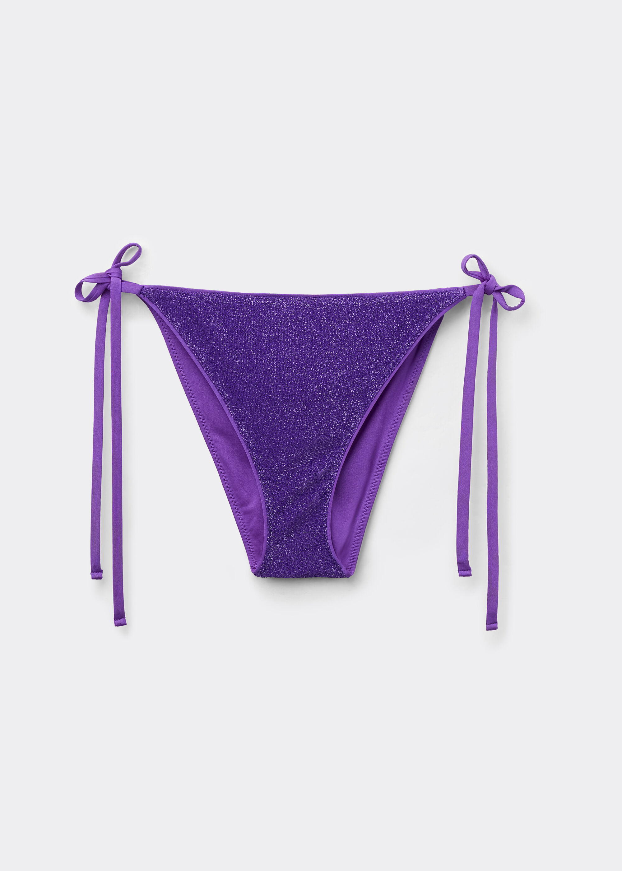 Braguita Bikini Cordones Metallic Glow