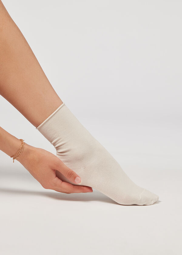 Non-Elastic Cotton Ankle Socks