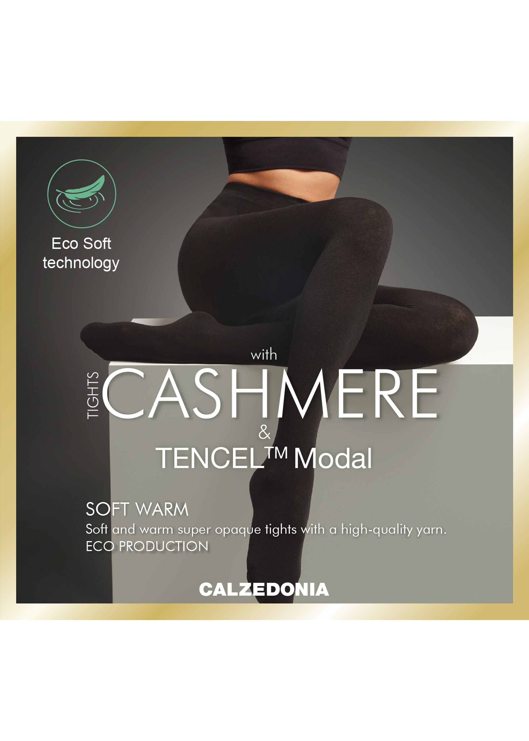Collant Morbido In Misto Modal E Cashmere