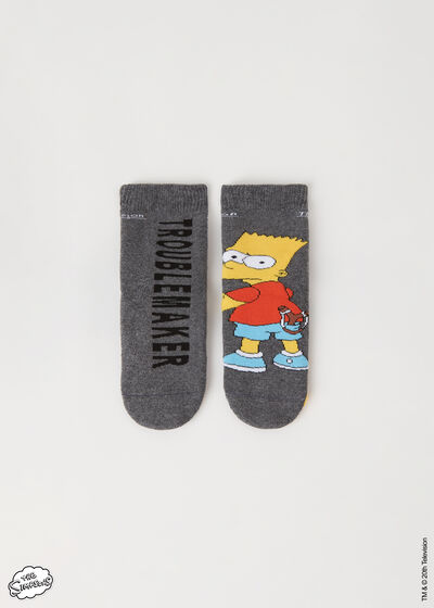 The Simpson Kaymaz Çocuk Çorabı