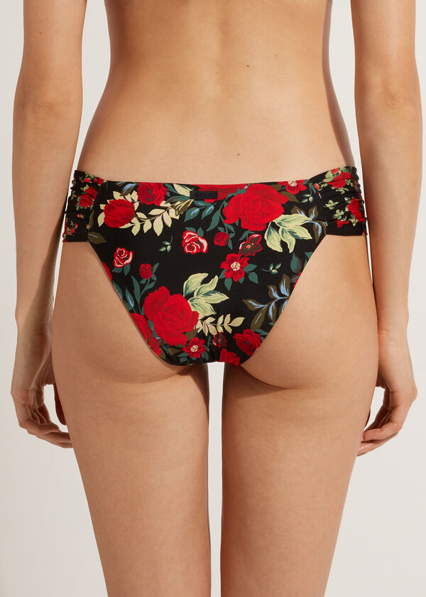 Wendbare Bikinihose mit Drapierung Nizza