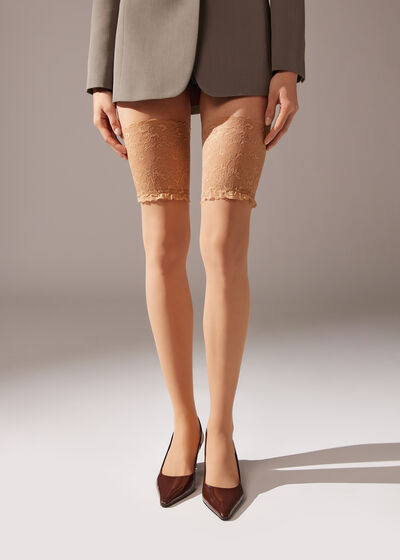 20 Denier Opaque Thigh-Highs