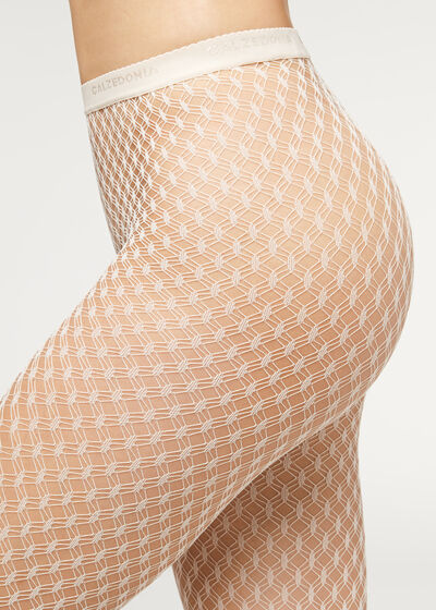 Eco Perforated Fishnet Tights
