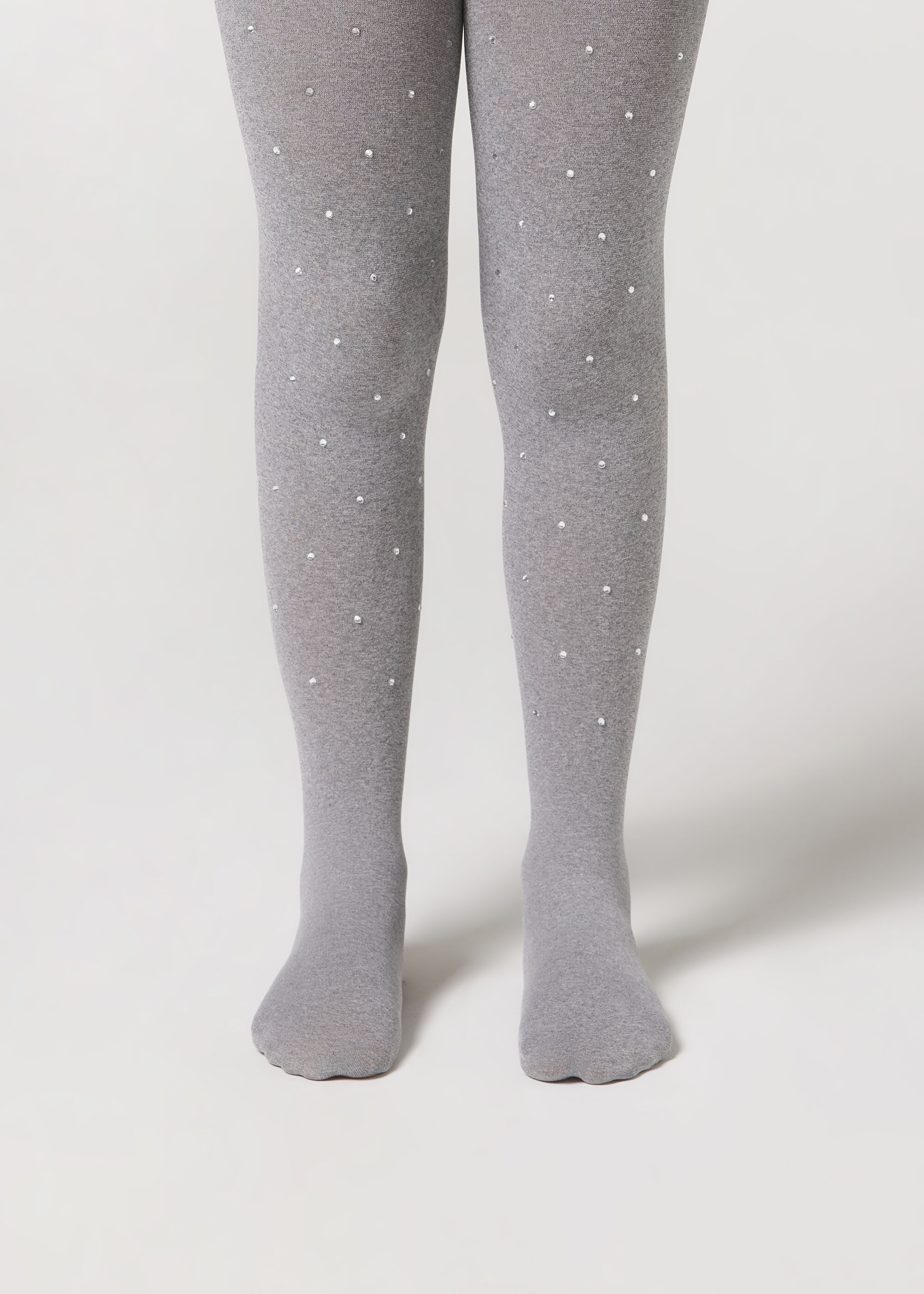 Panty Ondoorzichtig met Strass voor Meisjes