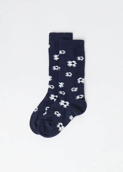 Chaussettes Longues Ballon de Football pour Enfants