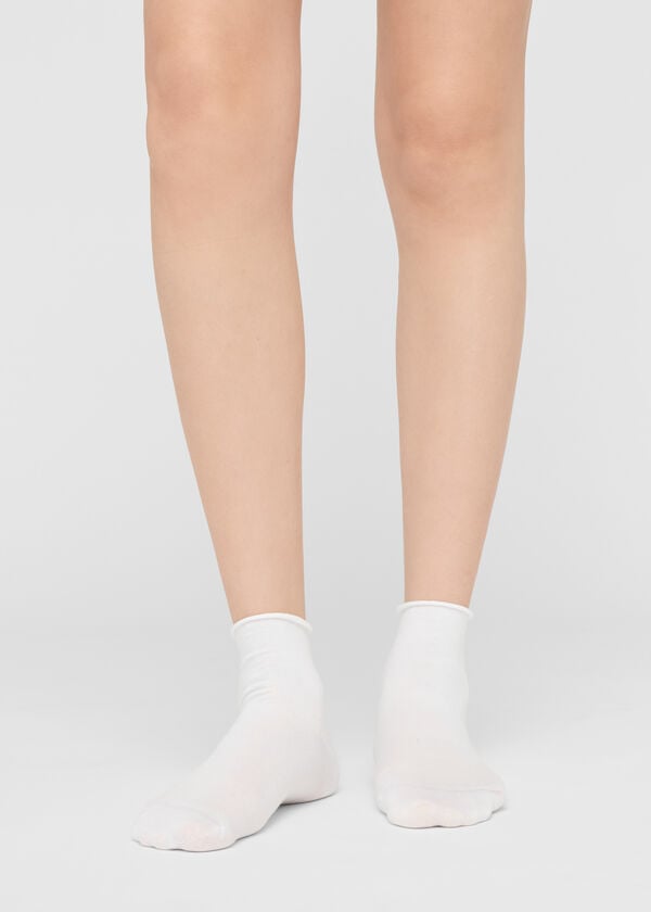 Cotton Bandless Short Socks