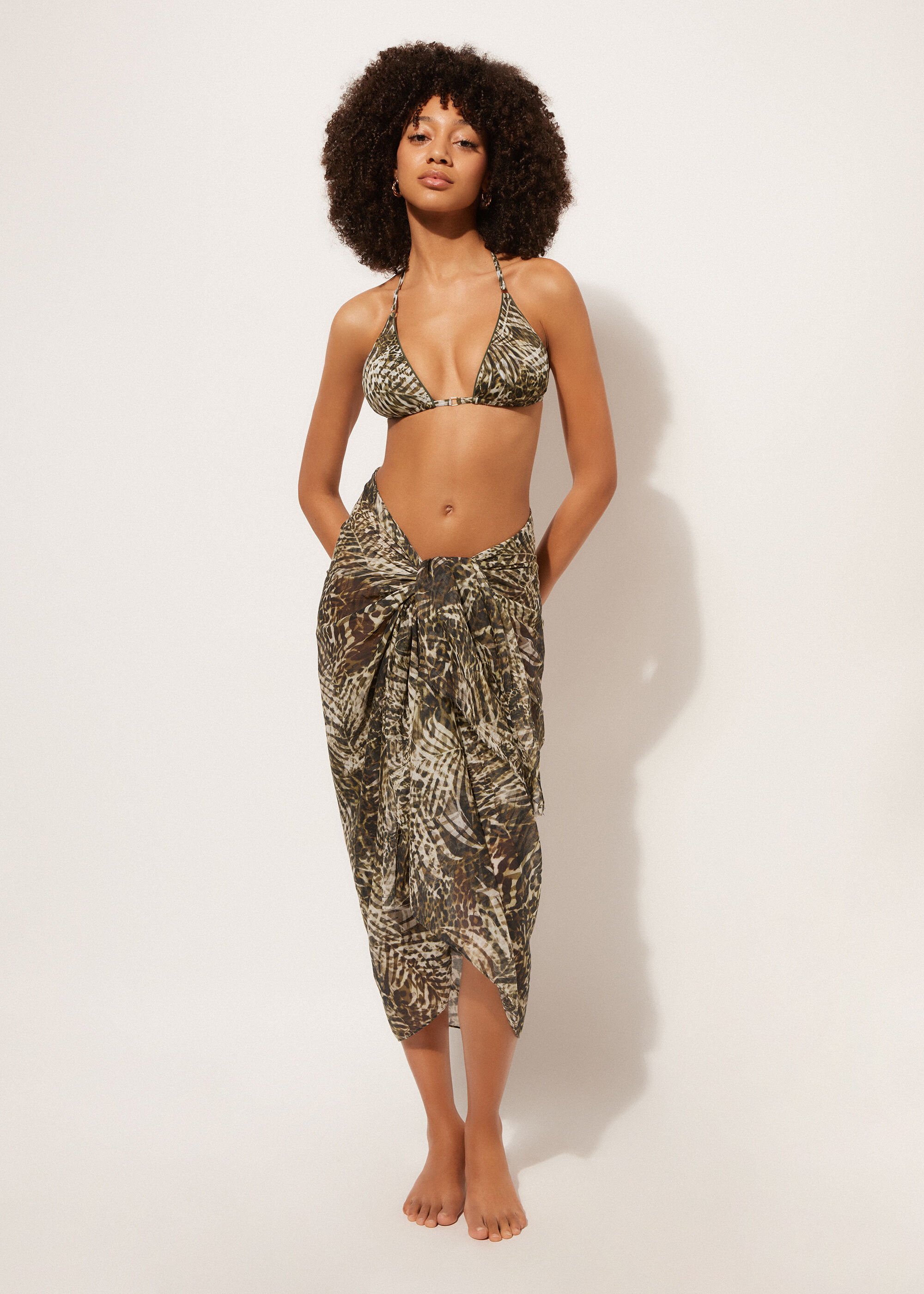 Lange Sarong Dierenprint