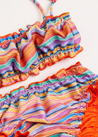Bikini Girls’ Colorful Stripes