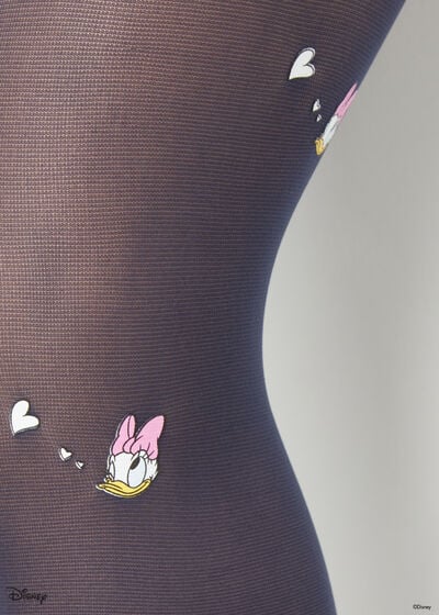 Dievčenské 30-denové pančuchové nohavice z mikrovlákna s motívom Daisy Disney