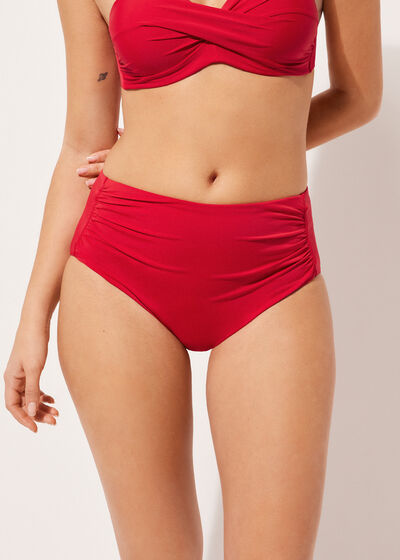 Bas de maillot à taille haute gainant Indonesia