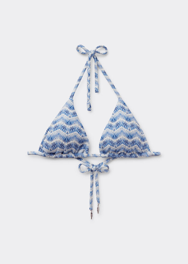 Triangle Bikini Top Water Reflection