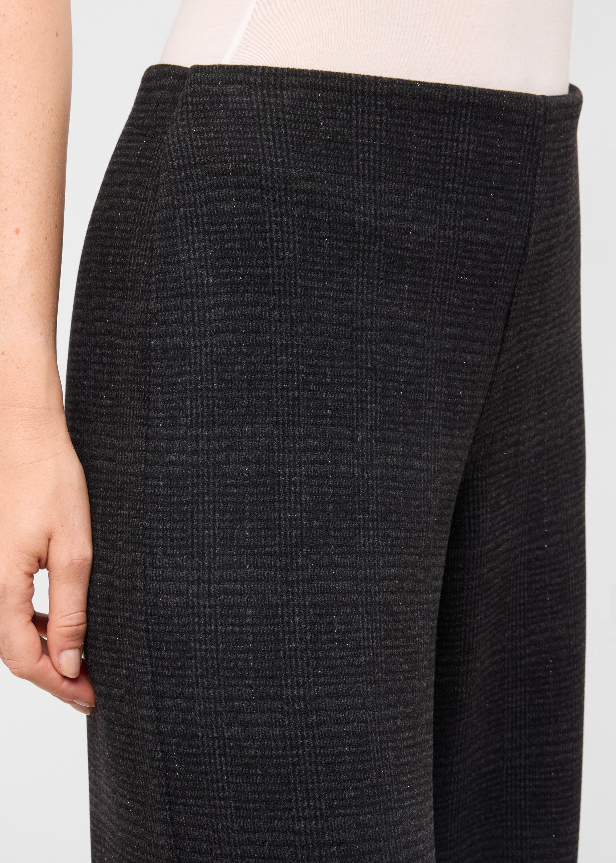 Soft Touch Glitter Trousers