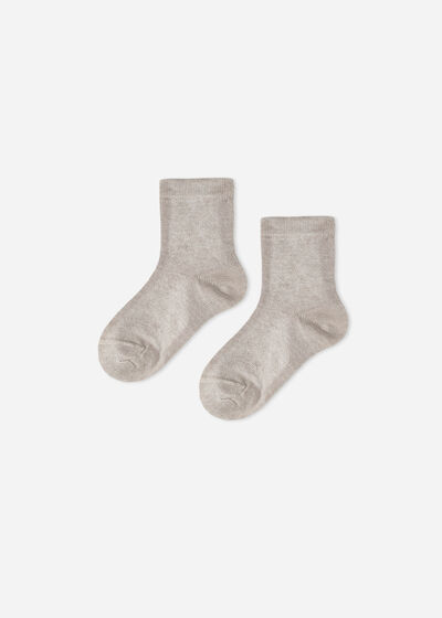 Kurze Socken mit Cashmere für Babys