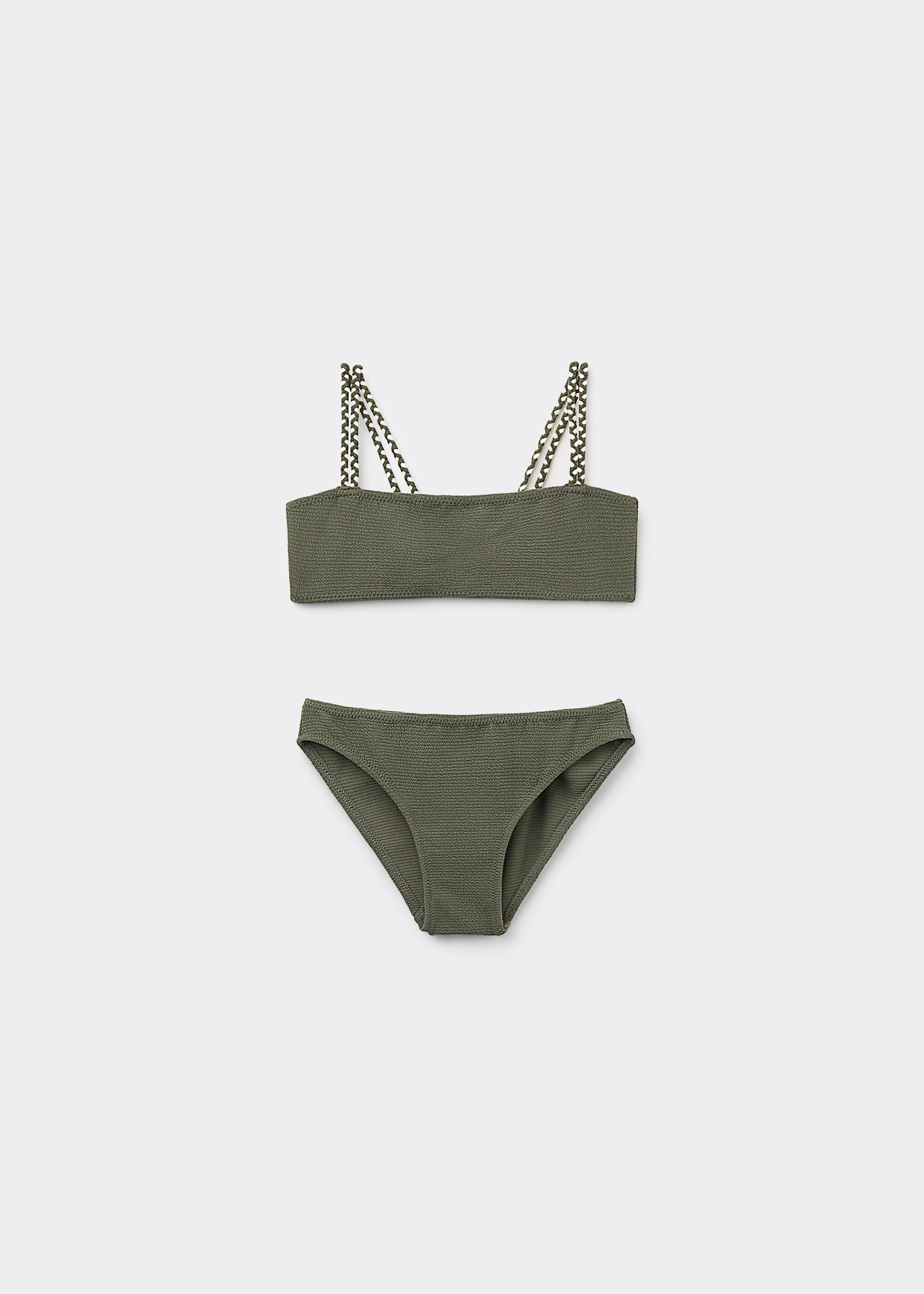 Costume Due Pezzi Bambina Crinkle Twist