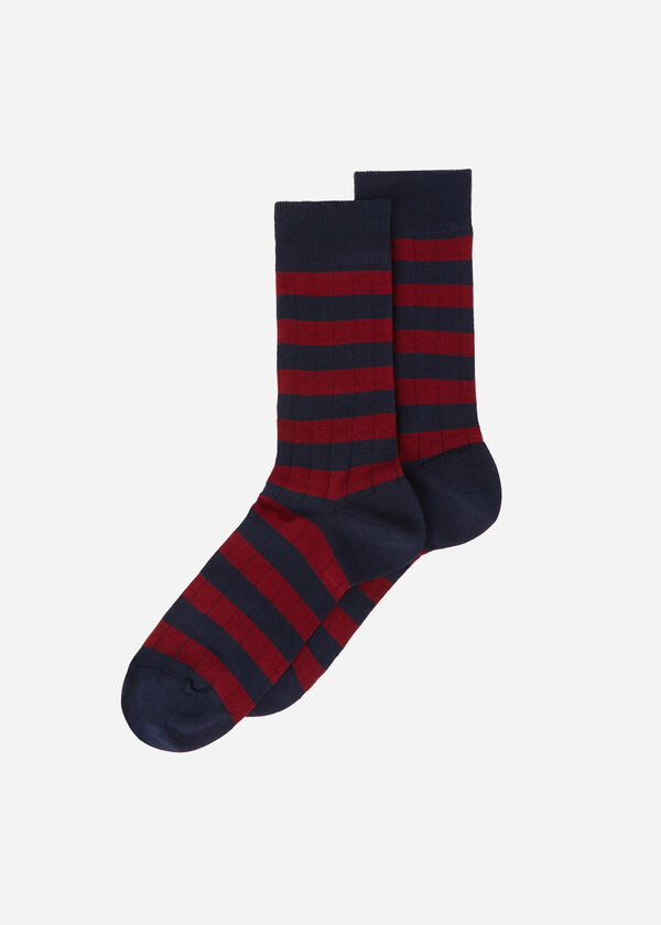 Men’s Striped Short Socks