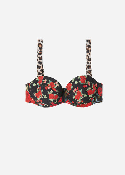 Bandeau-Bikinioberteil mit leichter Wattierung Nizza