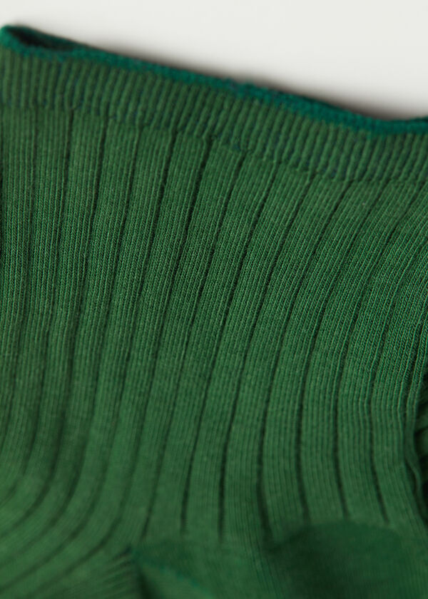 Kurze gerippte Socken