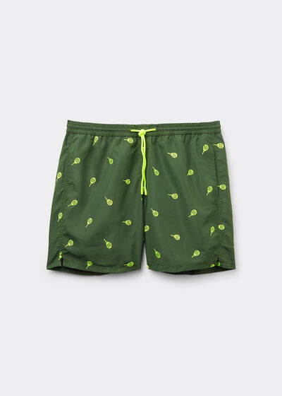 Mönstrade badshorts för herr Formentera