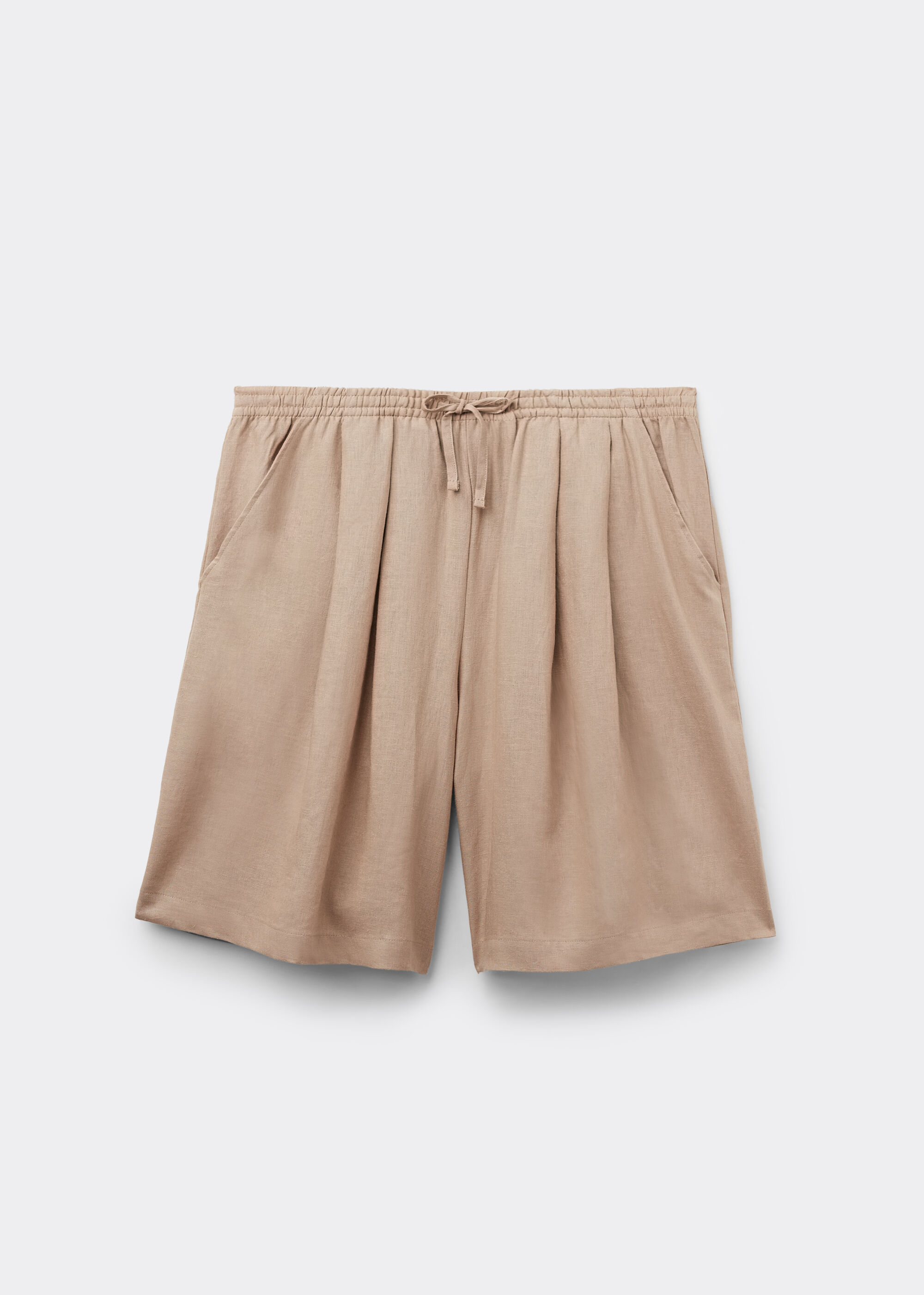 Bermuda en lin et viscose