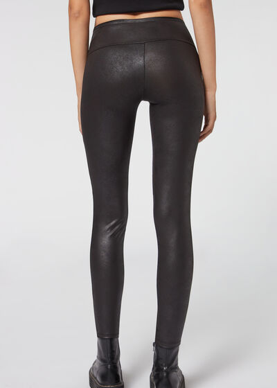 Leggings Biker Encerados Moldeadores