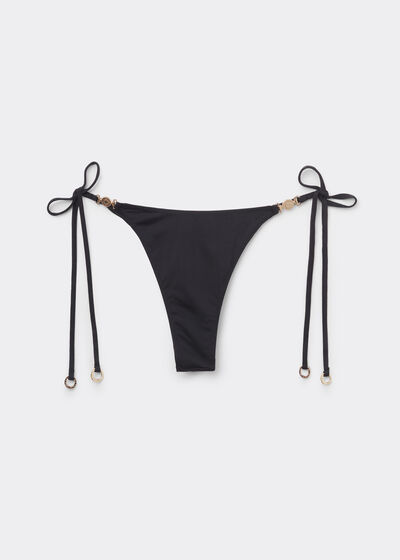 Tie Thong Bikini Bottoms Minimal Fit