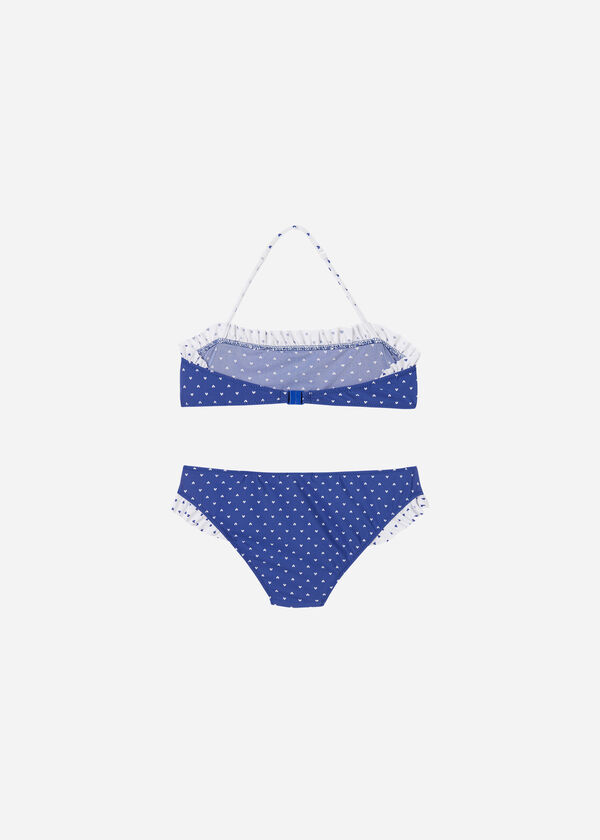 Girls’ Two Piece Swimsuit Point of Blue