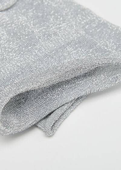 Opaque Glitter Socks