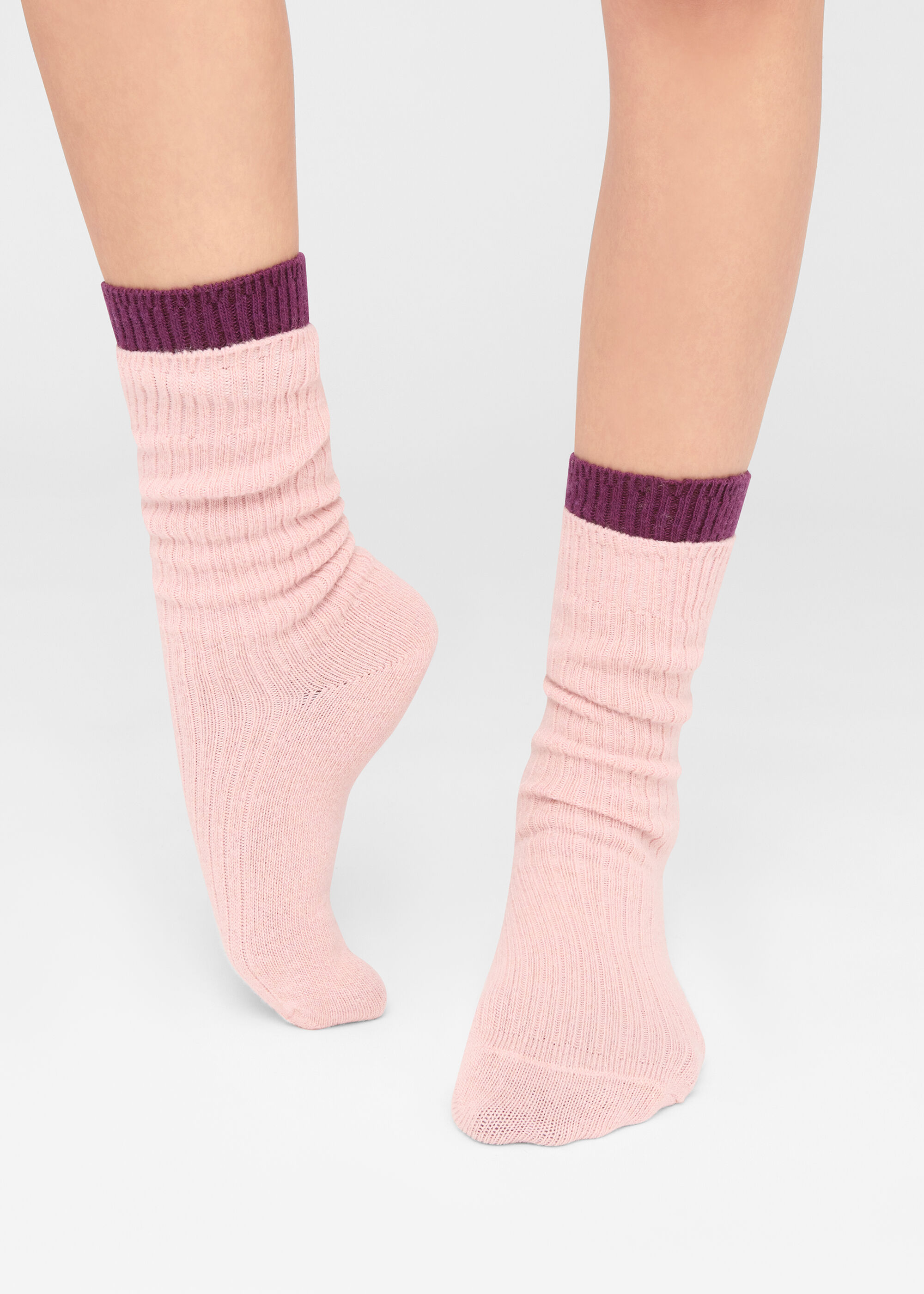 Socken mit Wolle und mit Kaschmir