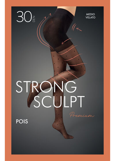 Polka Dot Total Shaper Tights