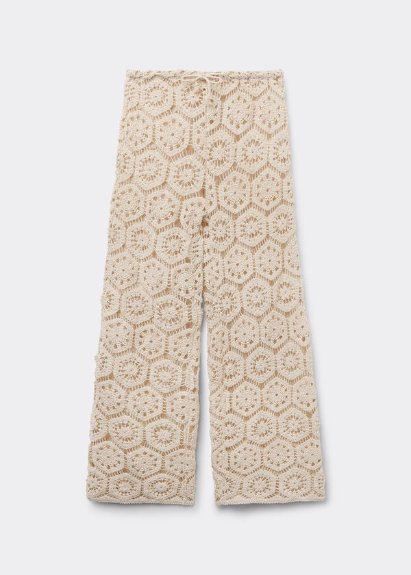 Crochet Palazzo Trousers