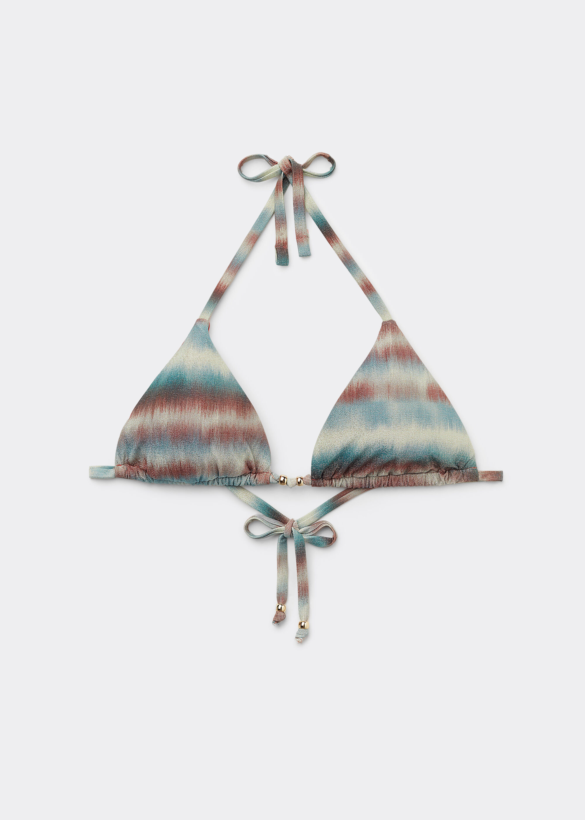 Triângulo Biquíni Glittery Tie-Dye