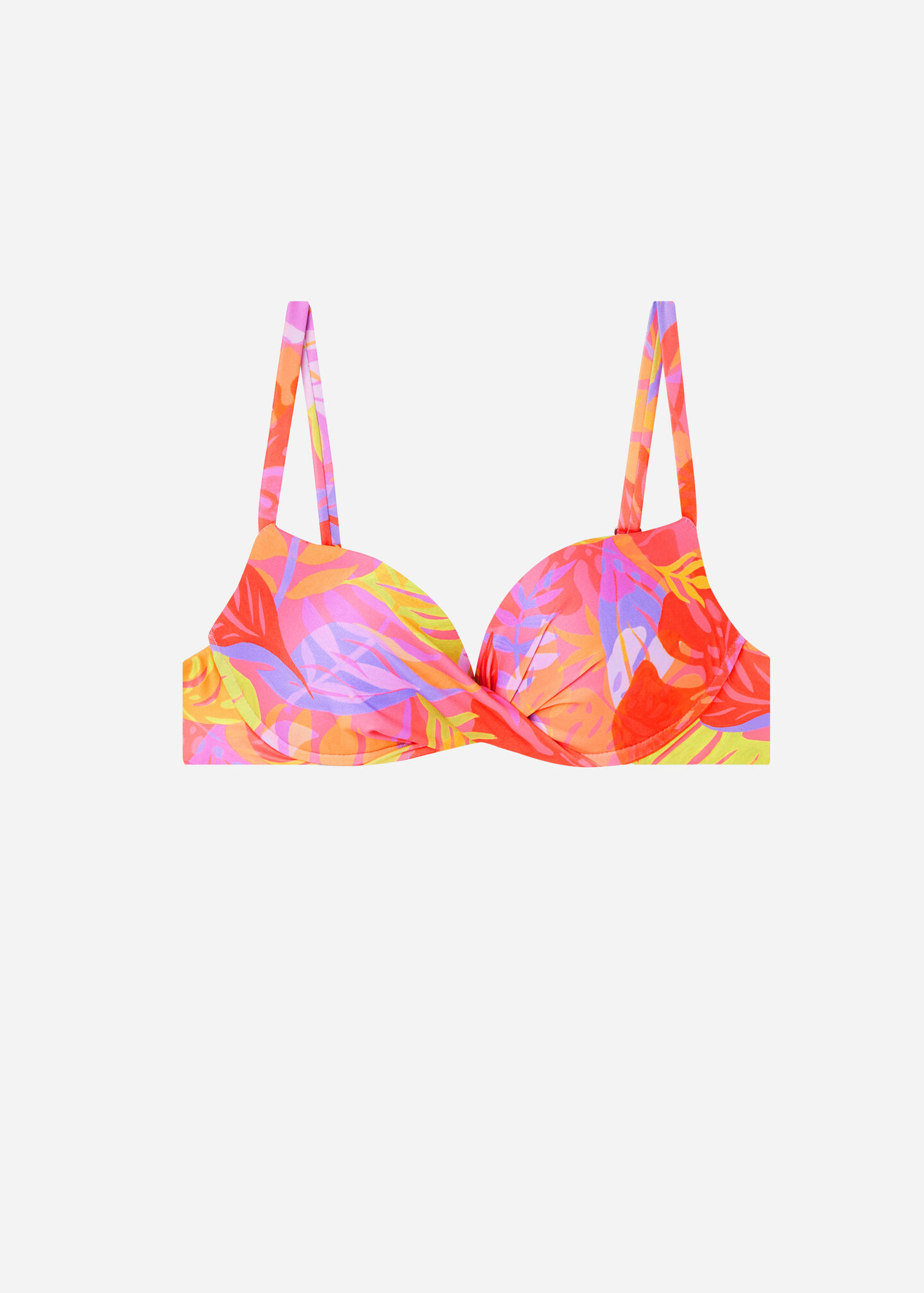 Super Push Up Bikini Für Kleine Brust Super Push-Up Bikini Top Tropical Pop - Calzedonia