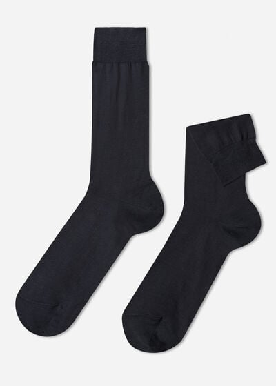 Ανδρικές Κοντές Κάλτσες με Μερσεριζέ Nήμα