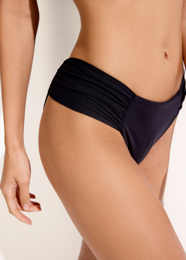 Premium Fit Ruched Bikini Bottoms