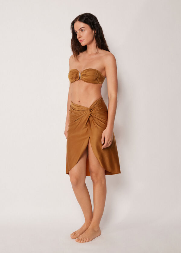 Pareo Skirt Shiny Satin