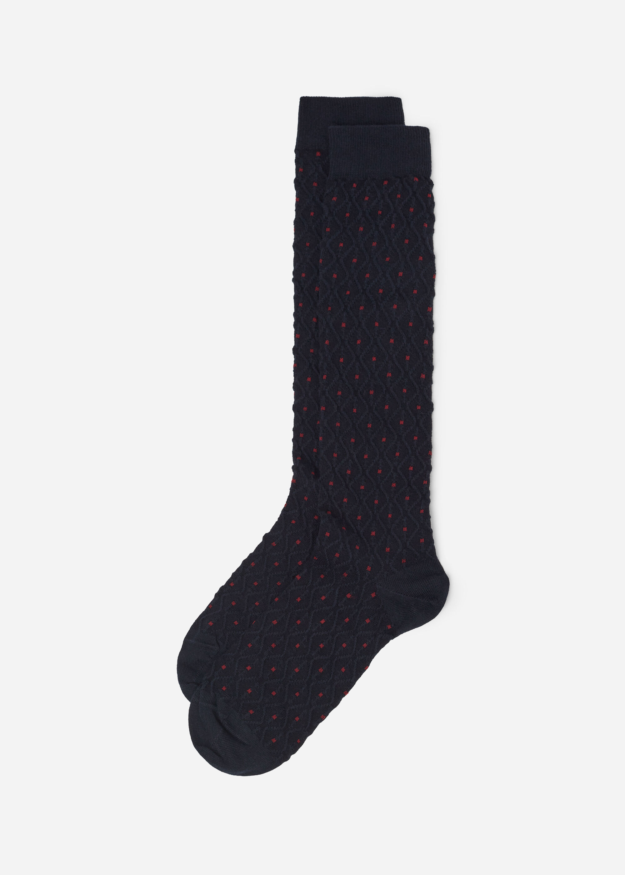 Calcetines Largos Rombos Hombre