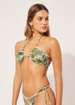 Bandeau Bikini Top with Removable Padding Savage Tropics