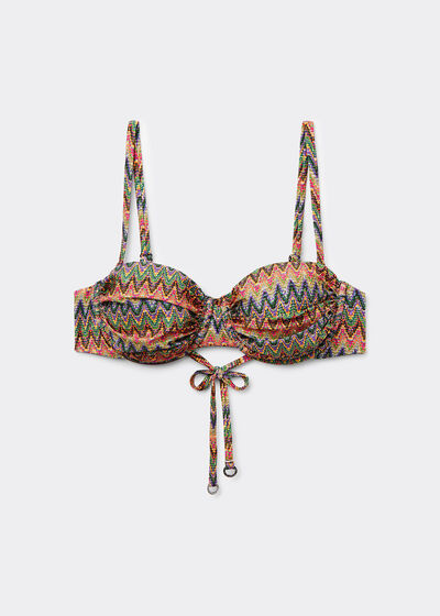 Bandeau-Bikinioberteil Bright Optical