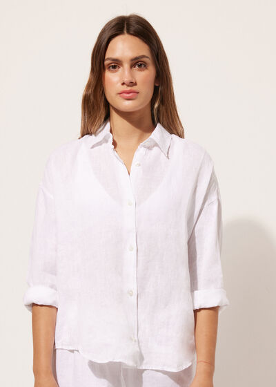 Short Linen Shirt