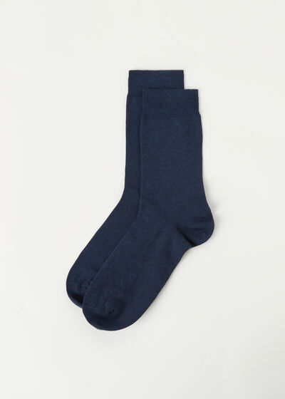 Kurze Socken aus Winterbaumwolle für Herren