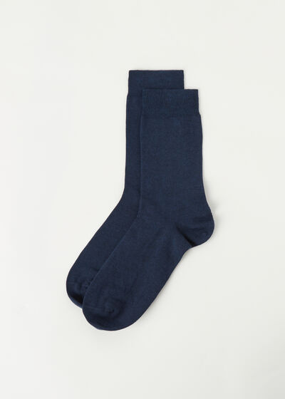Krátké pánské ponožky z teplé bavlny