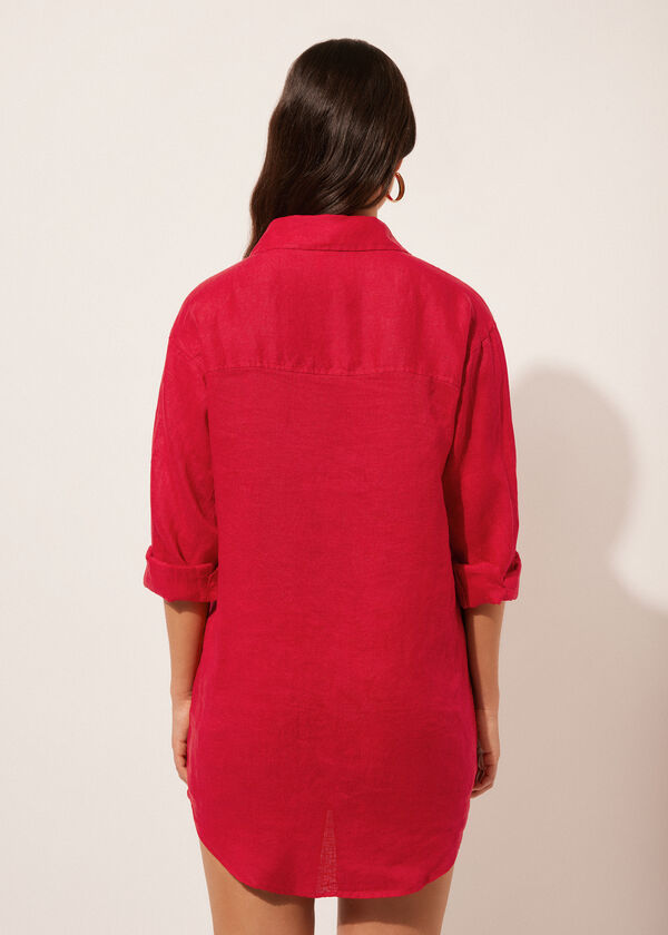 Linen Shirt Dress