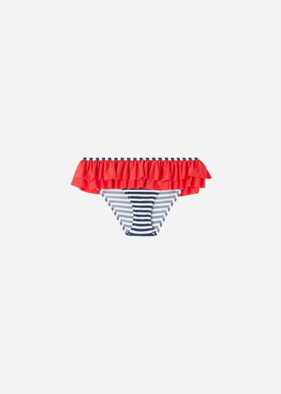 Badehose für Mädchen Sailor Stripes
