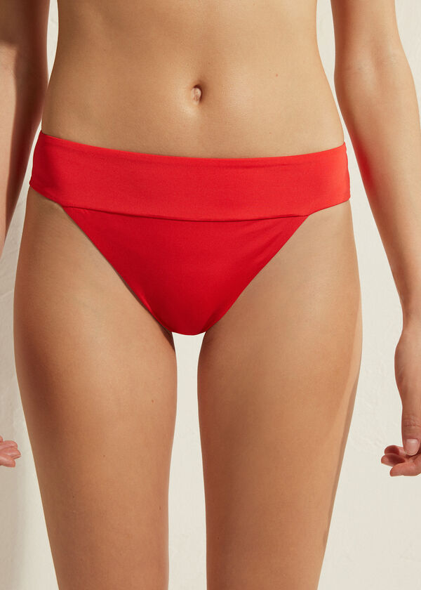 Slip de Biquíni Brasileiro Cintura Subida Indonesia Eco